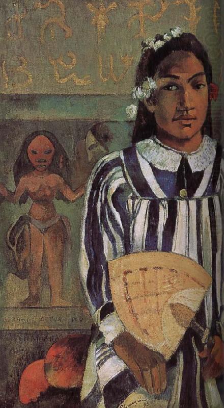 Paul Gauguin De Mana ancestors china oil painting image